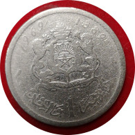 Monnaie Maroc - 1969 - 1 Dirham Hassan II 2e Effigie, Légende Modifiée - Maroc