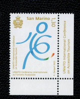 San Marino 2023 UNWTO Conferenza Internazionale Sul Turismo Accessibile 1v Complete Set ** MNH - Neufs