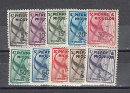 Saint Pierre & Miquelon -  1938 Due (e-443) - Unused Stamps