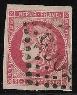 FRANCE N°49c Rose Carminé - Oblitéré - 4 Belles Marges - Sans Défaut - Signé Brun & Calves - TTB - - 1870 Uitgave Van Bordeaux