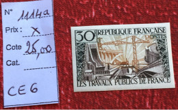 1114 A  * - NON DENTELÉ Valeur 30 F -Timbre Neuf  - Côte 25 €-Yvert /Tellier France Non Dentelés-1957 CE 6 - 1951-1960