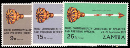 Zambia 1973 Third Commonwealth Conference Of Speakers And Presiding Officers Unmounted Mint. - Zambie (1965-...)