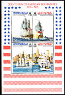 Montserrat 1976 Bicentenary Of American Revolution Souvenir Sheet Unmounted Mint. - Montserrat