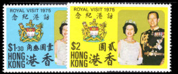 Hong Kong 1975  Royal Visit Unmounted Mint. - Unused Stamps