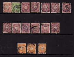 Chine - Bureaux Japonais - (1900-1902) - Timbres Du Japon Surcharges - Obliteres - Gebruikt