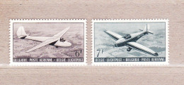 1951 PA28-29** Zonder Scharnier.Aero-club Belgie.OBP 12,5 Euro. - Nuovi