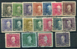 BOSNIA & HERZEGOVINA 1917 Karl I Definitive Set Used.  Michel 124-41 - Bosnien-Herzegowina