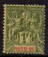 Nossi-Be - 1894 -  1 F.. Type Groupe -  Neuf Sans Gomme - Nuovi