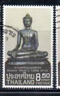 THAILANDE THAILAND TAILANDIA SIAM 1984 SEATED BUDDHAS IN VARIOUS STYLES BUDDHA U-THRONG 8.50b USED USATO OBLITERE' - Thailand