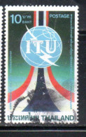 THAILANDE THAILAND TAILANDIA SIAM 1985 ITU UIT UPU CENTENARY 10b USED USATO OBLITERE' - Thailand