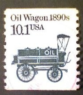 United States, Scott #2130, Used(o), 1985 Coil, Transportation Series: Oil Wagon, 510.1¢, Slate Blue - Gebruikt