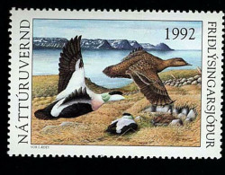 1992 Duck Stamp Baldur Hildberg Nördliche Eiderenten Ohne Stückelung Xx MNH - Ongebruikt