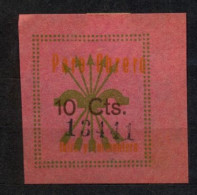 BALEARES - IBIZA Y FORMENTERA , VIÑETA PRO PARO OBRERO , FESOFI 2 (*) , 10 CTS. , YUGO Y FLECHAS - Spanish Civil War Labels