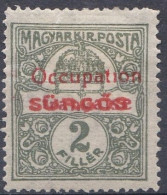Arad Occupation Française En Hongrie Mi 2 * (K6) - Unused Stamps