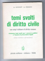 Temi Svolti Di Diritto Civile Cavernali - Stassano Pirola  1986 - Rechten En Economie