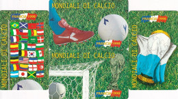 SAN MARINO - Set Of 4 Cards, FIFA World Cup 1998 France(IA-IB-IC-ID), 05/98, Mint - Saint-Marin