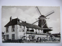 Netherlands - HARDERWIJK - Cafe Restaurant IJSSELMEER (molen, Windmill) - Echte Foto - Harderwijk