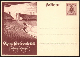 GERMANY BERLIN 1936 - OLYMPIC GAMES BERLIN '36 - OLYMPIC STADIUM POSTCARD - M - Sommer 1936: Berlin