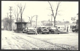 Québec - La Cité - Station De Taxis Angle La Rue St Vallier Et Boulevard Langelier En 1948 - Québec - La Cité