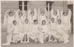 Carte Photo, Photo Card, Group Of Gymastic, Ballet Girls (pk86757) - Gimnasia