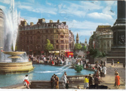 CARTOLINA  LONDON,INGHILTERRA,REGNO UNITO-TRAFALGAR SQUARE-VIAGGIATA 1964 - Trafalgar Square