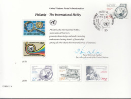 UNO NEW YORK  Erinnerungskarte 29, G-FDC, Briefmarkensammeln, 1986 - Cartas & Documentos