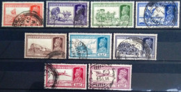 INDE                           N° 147/154 A                            OBLITERE - 1936-47  George VI