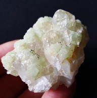#Y02 - Schöne PREHNIT Kugeln Mit Quarz Kristallen (Hongquizhen, Meigu, Sichuan Prov., China) - Minéraux