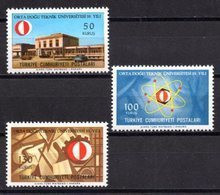 1966 TURKEY 10TH ANNIVERSARY OF MIDDLE EAST TECHNICAL UNIVERSITY MNH ** - Unused Stamps