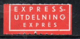 THAILANDE THAILAND TAILANDIA LABEL EXPRESS EXPRES UTDELNING UNUSED - Thailand