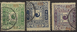 COREA 1897 - Soprastampati In Rosso - Usati - Corée (...-1945)