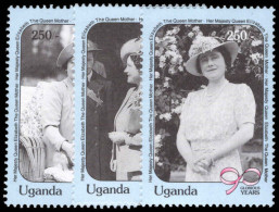 Uganda 1990 90th Birthday Of Queen Elizabeth The Queen Mother Unmounted Mint. - Ouganda (1962-...)