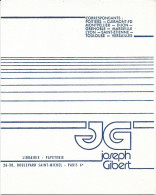 J G Joseph Gibert  Librairie - Papeterie 26-30 Boulevard SAINT-MICHEL - PARIS 6e - Papeterie