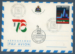°°° Francobolli N. 1739 - Aerogramma San Marino °°° - Interi Postali