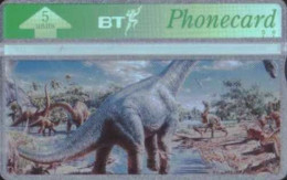 Dinosaurus, BTO-066, 5.000 Pc., England - BT Overseas Issues