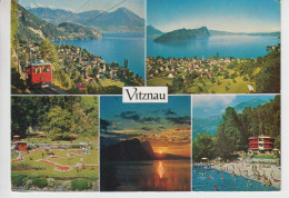 CPSM Suisse - Vitznau Am Vierwaldstättersee / Lake Of Lucerne (avec 5 Vues) - Vitznau