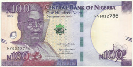 NIGÉRIA - 100 Naira - 2022 - P 41.d - Unc. - Commemorative - Polymer Plastic - Nigeria