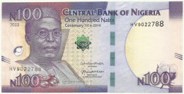 NIGÉRIA - 100 Naira - 2022 - P 41.d - Unc. - Commemorative - Polymer Plastic - Nigeria