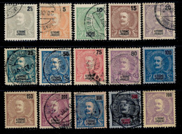 ! ! St. Thomas - 1898 King Carlos (Complete Set) - Af. 43 To 57 - Used (cb 158) - St. Thomas & Prince