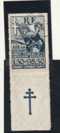 ///   FRANCE ///   FRANCE LIBRE N° 6 "AIDE AUX RESISTANTS  Obl Avec Croix De Lorraine  - Marken