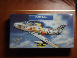 Maquette Plastique - Avion F-86F Sabre Au 1/72 - Heller N°80277 - Aerei