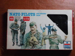 Maquette Plastique - NATO Pilots & Ground Crew Au 1/72 - Pilotes OTAN & équipes Au Sol - Esci N°243 - Figurine