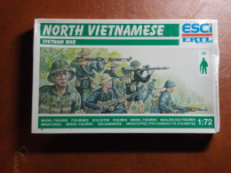 Maquette Plastique - North Vietnamese - Soldats Nord-Vietnam Au 1/72 - Guerre Du Viet-Nâm - Esci N°P-229 - Figurine