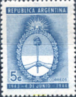 283073 MNH ARGENTINA 1944 PRIMER ANIVERSARIO DEL NUEVO REGIMEN DE ARGENTINA - Neufs