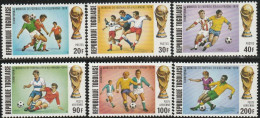 THEMATIC SPORT:  WORLD FOOTBALL CHAMPIONSHIP, WEST GERMANY 1974   6v+MS  -  TOGO - 1974 – Alemania Occidental