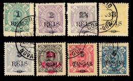 ! ! Portuguese India - 1902 D. Carlos W/OVP (Complete Set) - Af. 174 To 181 - Used (cb 170) - India Portuguesa