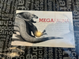 2-1-2024 (4 W 9) Australia Stamp Pack - Mega Fauna (Dinosaur Era) 4 Stamps + 1 Mini-sheet Of 6 Stamps - Presentation Packs