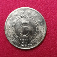Monnaie Yougoslavie - 1971 - 5 Dinars - Jugoslawien