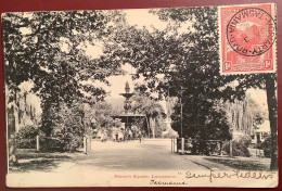 „MORIARTY ROAD TASMANIA 1903“, A Rare Cds On Document, Here Ppc Prince‘s Square Launceston>Brighton (cover Australia - Storia Postale