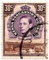 KENYA UGANDA TANGANYKA - 1938 - Re Giorgio VI - Paesaggi - Usato - Kenya, Uganda & Tanganyika